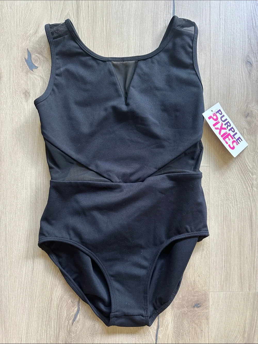 Girls' Black Dance Leotard